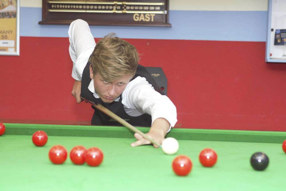 Snookerspieler Lucas Burgeth