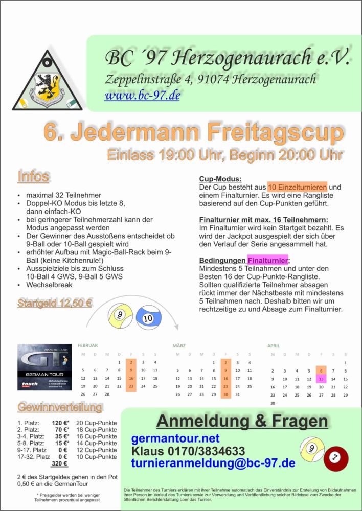 Jedermann Freitagscup 6.Auflage